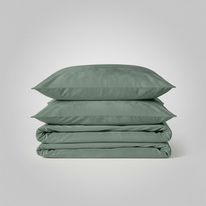 Dekbedovertrek Velvet Uni - Groen