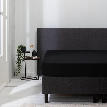 Hoeslaken - Luna Stretch - 2-PACK - Zwart