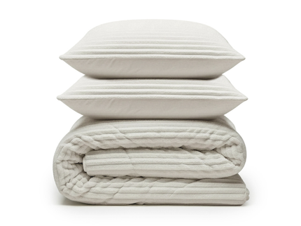 Lazy Dekbed Zonder Overtrek - Teddy Rib - Beige