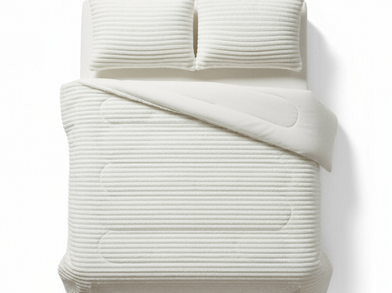 Lazy Dekbed Zonder Overtrek - Teddy Rib - Beige