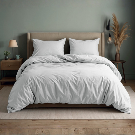 Dekbedovertrek Katoen Uni - Wit