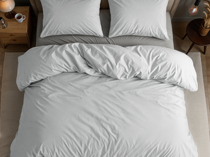 Dekbedovertrek Katoen Uni - Wit