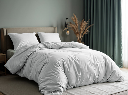 Dekbedovertrek Katoen Uni - Wit