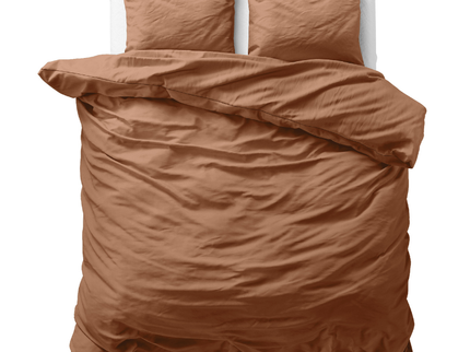 Dekbedovertrek Katoen Uni - Mocha Mousse