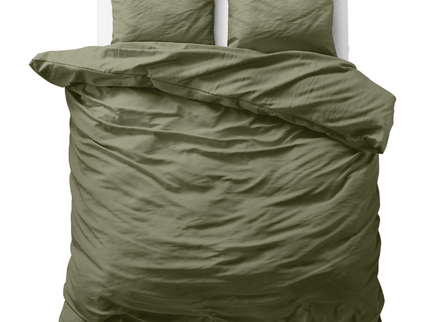 Dekbedovertrek Katoen Uni - Groen