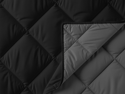 Lazy Dekbed Incl. Kussenslopen - Zwart/Antraciet
