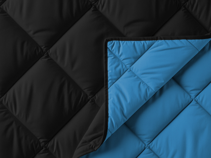 Lazy Dekbed Incl. Kussenslopen - Zwart/Blauw