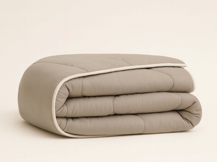 Easy Dekbed Zonder Overtrek - Percale Katoen - Taupe