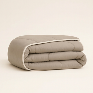 Easy Dekbed & Dekbedovertrek in 1 - Percale Katoen - Taupe
