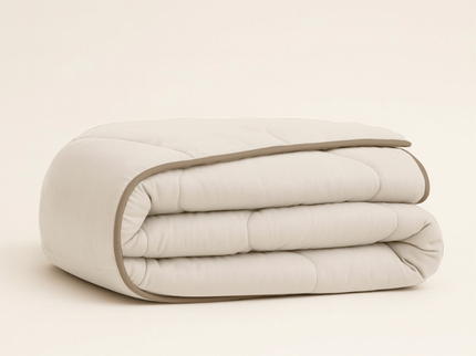 Easy Dekbed & Dekbedovertrek in 1 - Percale Katoen - Off White
