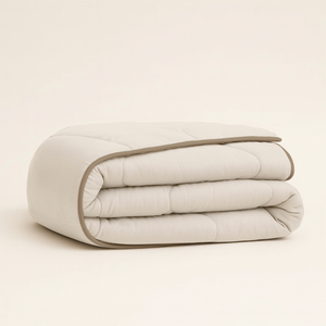 Easy Dekbed & Dekbedovertrek in 1 - Percale Katoen - Off White