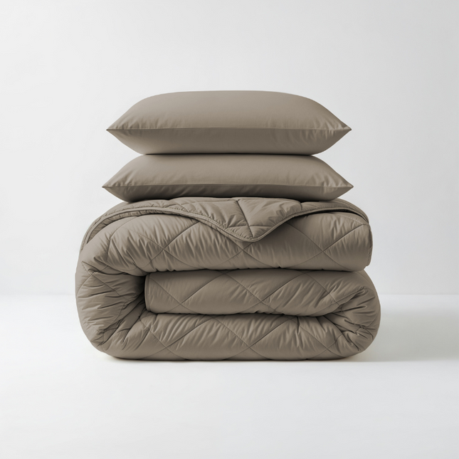 Lazy Dekbed Zonder Overtrek - Teak