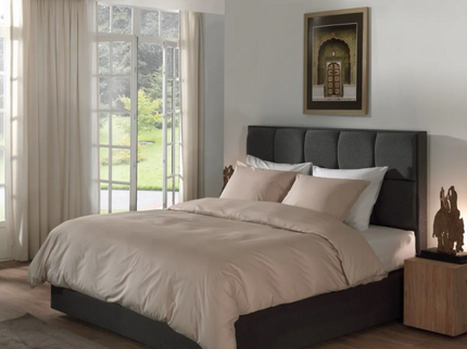 Dekbedovertrek Percale-Katoen - Beige