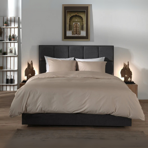 Dekbedovertrek Percale-Katoen - Beige