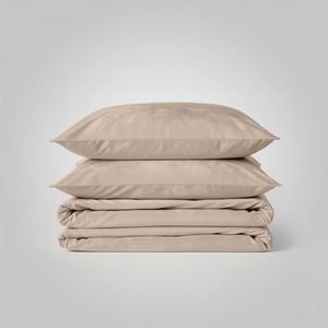 Dekbedovertrek Velvet Uni - Beige