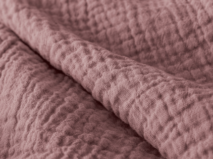 Lazy Dekbed Zonder Overtrek - Katoen Mousseline - Oud Roze