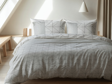 Dekbedovertrek Katoen-Flanel - Geometric