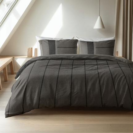 Dekbedovertrek Flanel Kees - Taupe