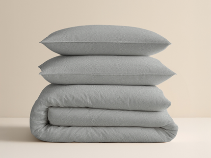 Dekbedovertrek Flanel Jason - Grijs