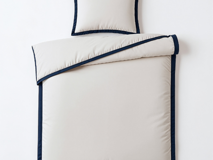 Dekbedovertrek Percale-Katoen - Hotel Emilio - Beige/Zwart