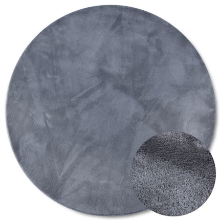 Vloerkleed Leon Rond - Antraciet