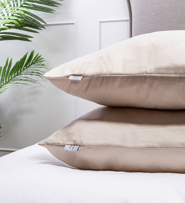 Luna Bedding 2- Pack Kussensloop Luna Uni  - Off White