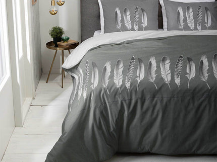 Luna Bedding Dekbedovertrek  Endless Feathers - Antraciet