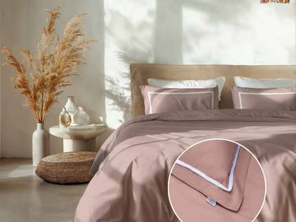 Luna Bedding Dekbedovertrek Hotel Deluxe - Koraal