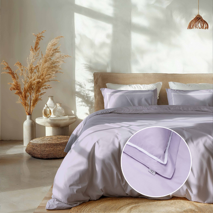 Luna Bedding Dekbedovertrek Hotel Deluxe - Lila