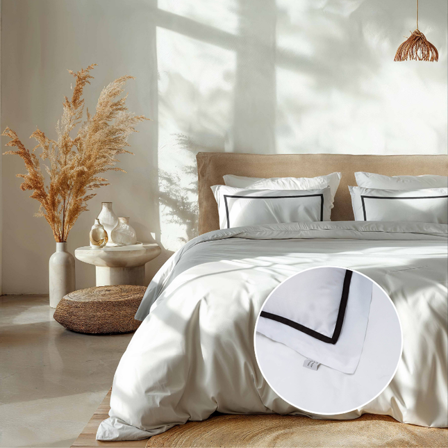 Luna Bedding Dekbedovertrek Hotel Deluxe - Wit