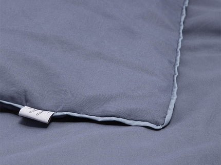 Luna Bedding Dekbedovertrek Hotel Piping - Donkerblauw
