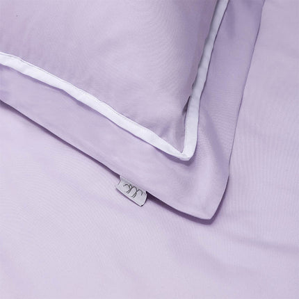 Luna Bedding Dekbedovertrek Hotel Piping - Lila