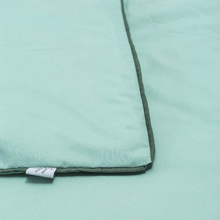 Luna Bedding Dekbedovertrek Hotel Piping - Turquoise