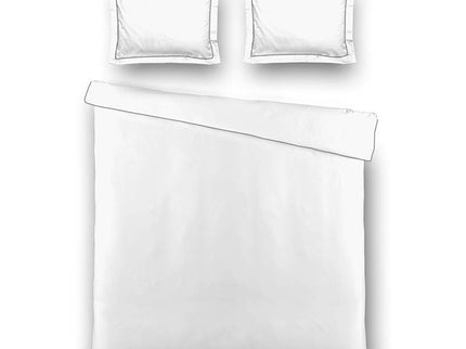 Luna Bedding Dekbedovertrek Hotel Piping - Wit