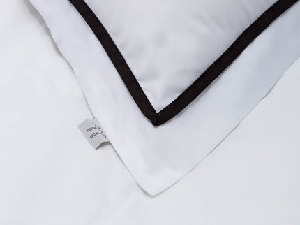 Luna Bedding Dekbedovertrek Hotel Piping - Wit