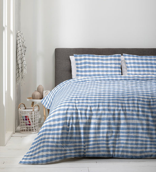 Luna Bedding Dekbedovertrek Luna Squares - 200 x 200/220 cm