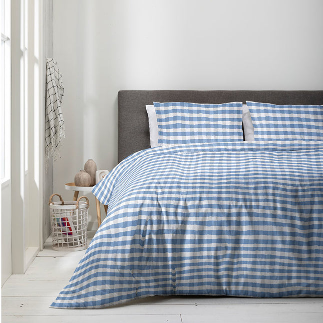 Luna Bedding Dekbedovertrek Luna Squares - 200 x 200/220 cm