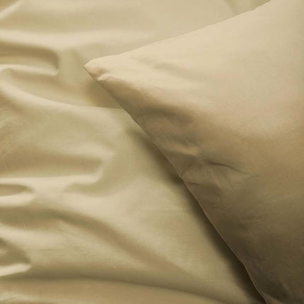 Luna Bedding Dekbedovertrek Luna Uni - Geel