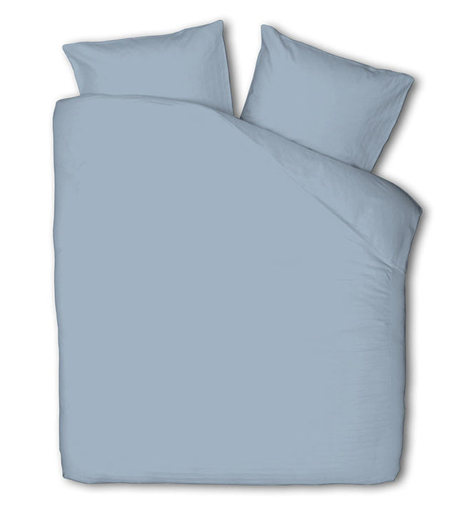Luna Bedding Dekbedovertrek Luna Uni - Lichtblauw