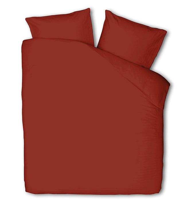 Luna Bedding Dekbedovertrek Luna Uni - Rood - 200 x 200/220 cm