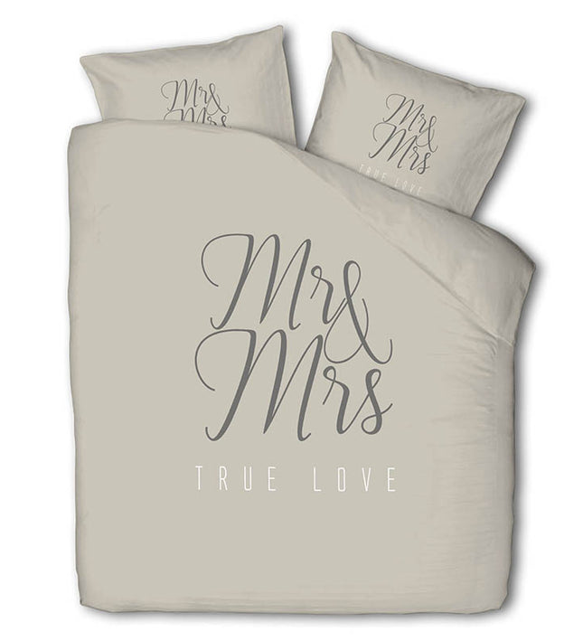 Luna Bedding Dekbedovertrek Mr & Mrs