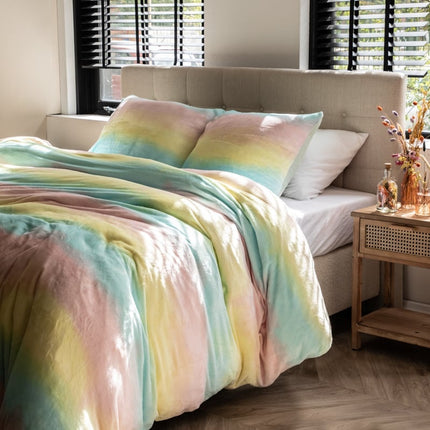 Luna Bedding Dekbedovertrek Teddy Fleece - Tie Dye