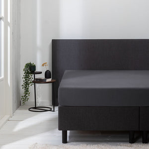 Luna Bedding Hoeslaken Luna Stretch - 2-PACK - Antraciet - 140 x 200 cm