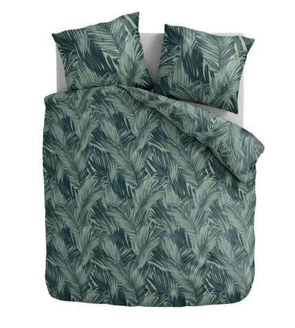 Luna Bedding Vintage Palm - Groen Dekbedovertrek - 200 x 220