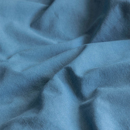 Manilla Dekbedovertrek Katoen - Vintage Stone Washed - Blauw -240 x 200/220 cm