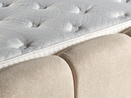 Matras behorend bij Boxspring Ostuni, close-up van quilting