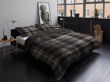 McGregor Dekbedovertrek Katoen-Satijn - Chestnut Plaid