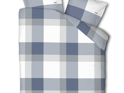McGregor Dekbedovertrek McGregor - Katoen-Flanel - Blue Check