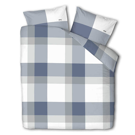 McGregor Dekbedovertrek McGregor - Katoen-Flanel - Blue Check