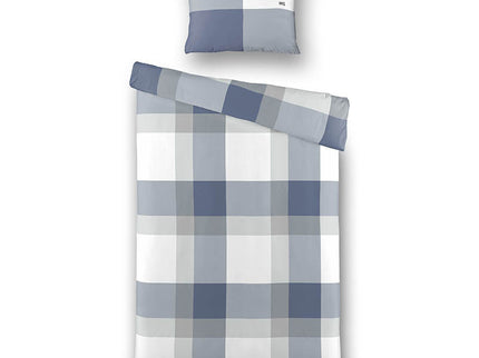 McGregor Dekbedovertrek McGregor - Katoen-Flanel - Blue Check
